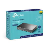 SWITCH TP LINK  8 PUERTOS 10/100  4-Port PoE+ TL-SF1008P