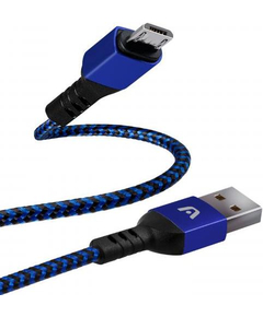 CABLE ARGOM DURA FORMA MICRO USB A USB 2.0 1.8/6FT BLUE ARG-CB-0021BL