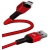 CABLE ARGOM MICRO USB A USB DURA FORMA 2.0 NYLON BRAIDED 1.8M/6FT RED ARG-CB-0021RD